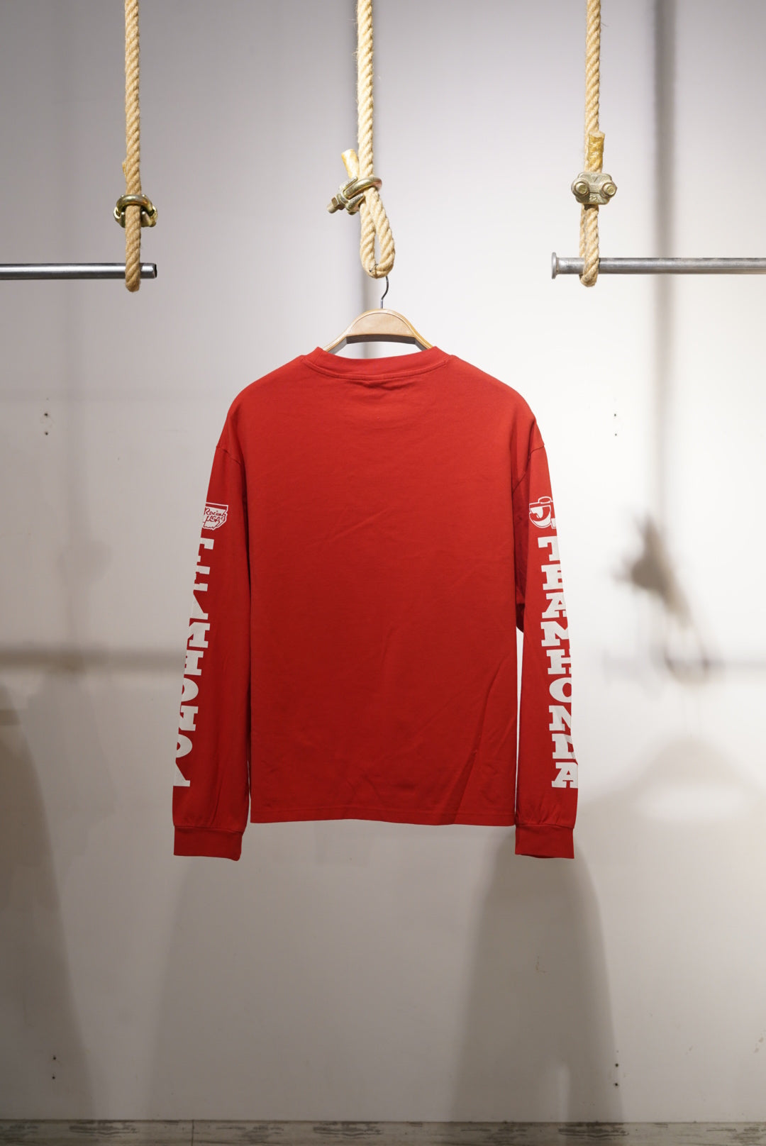 Honda Baskılı Red Uzun Kol T-shirt